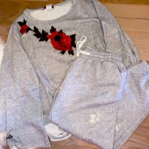 Sweatsuit both pieces included